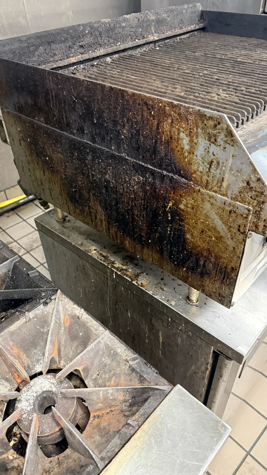 Commercial Degrease — before — Service Pros, Tulsa metro Oklahoma