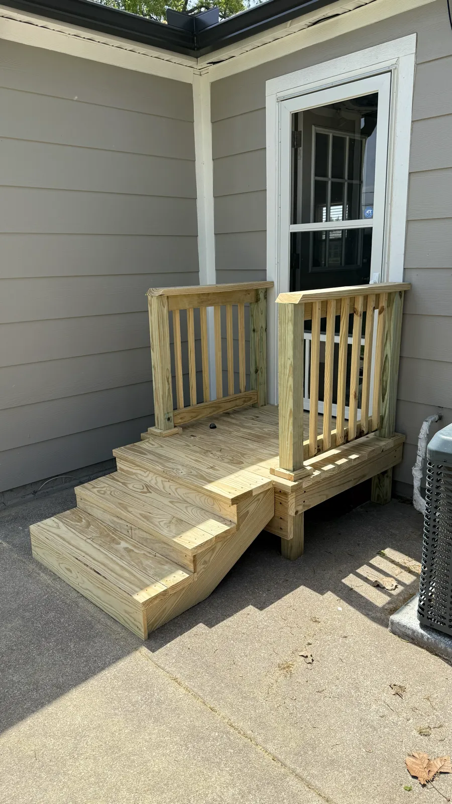 Patio Steps Build — after — Service Pros, Tulsa metro Oklahoma